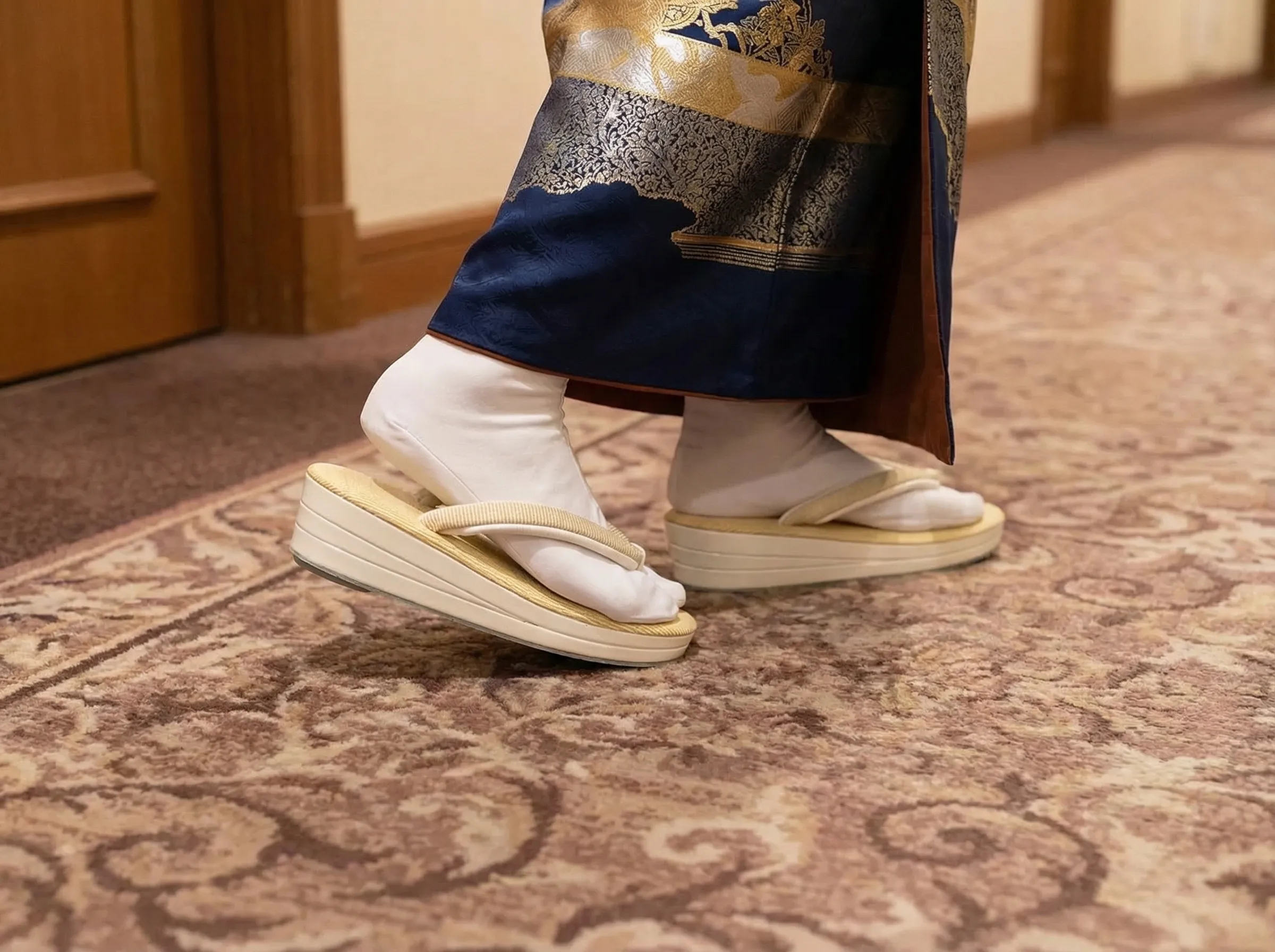 室内での一般草履の使用イメージ